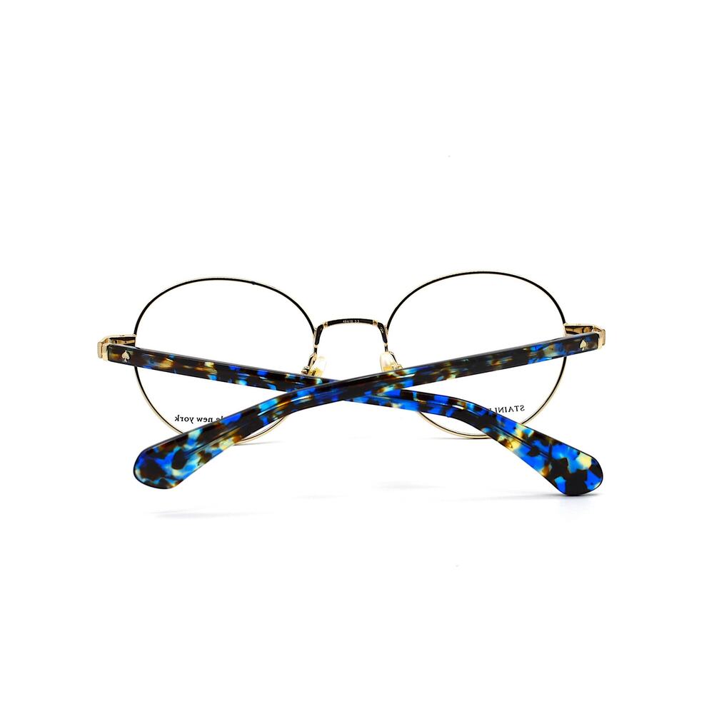 NEW KATE SPADE MARCIANN GOLD/BLUE AUTHENTIC EYEGLASSES FRAME - Picture 8 of 9